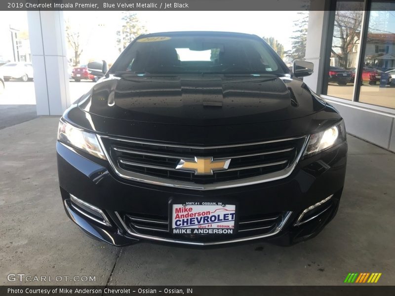 Blue Velvet Metallic / Jet Black 2019 Chevrolet Impala Premier