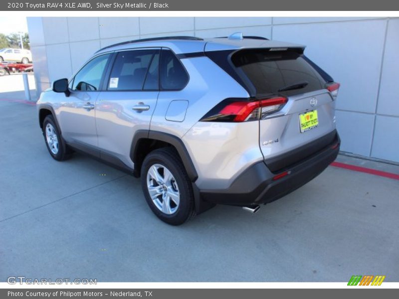 Silver Sky Metallic / Black 2020 Toyota RAV4 XLE AWD