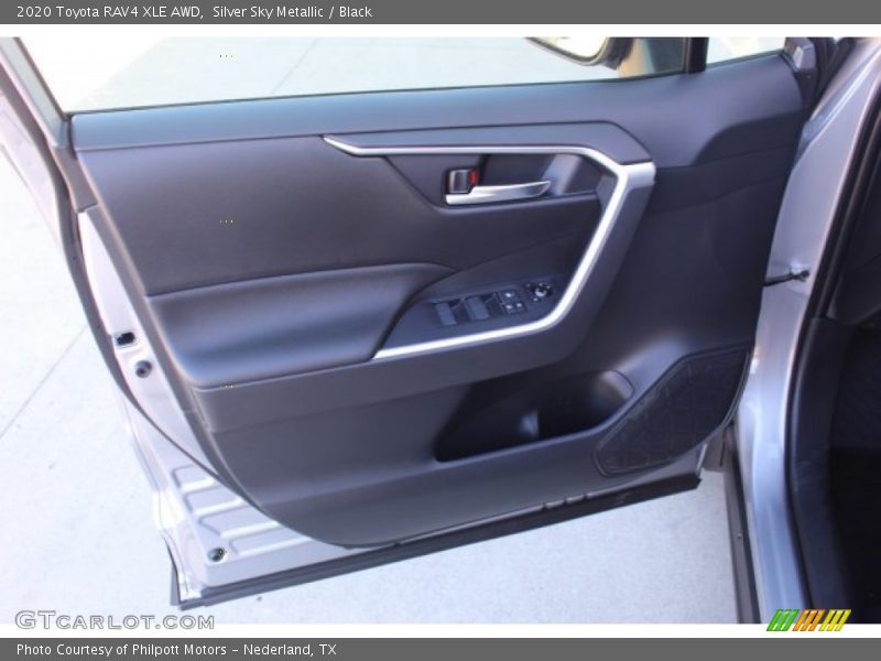 Silver Sky Metallic / Black 2020 Toyota RAV4 XLE AWD