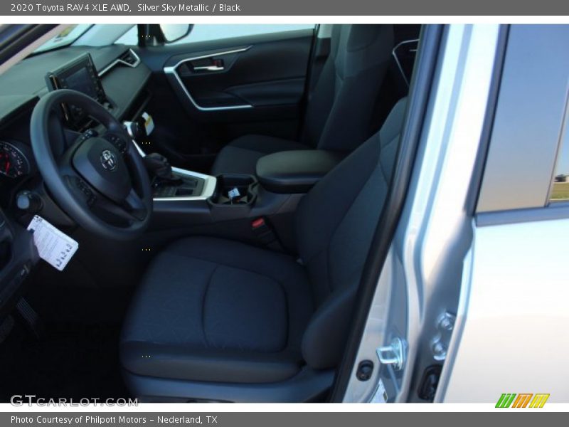 Silver Sky Metallic / Black 2020 Toyota RAV4 XLE AWD