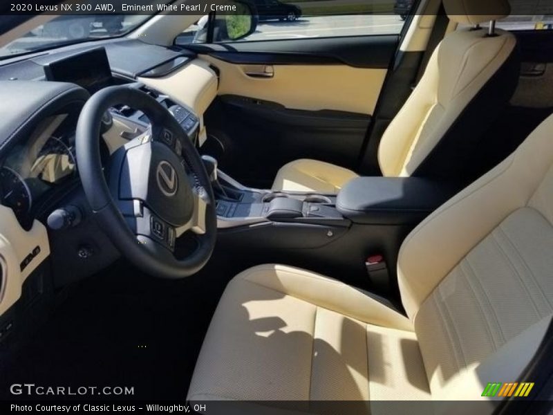 Front Seat of 2020 NX 300 AWD
