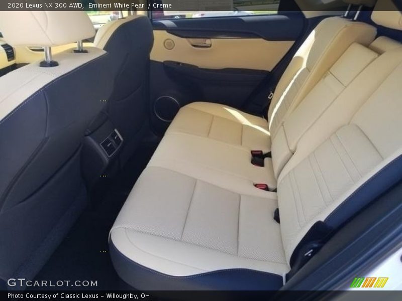 Rear Seat of 2020 NX 300 AWD