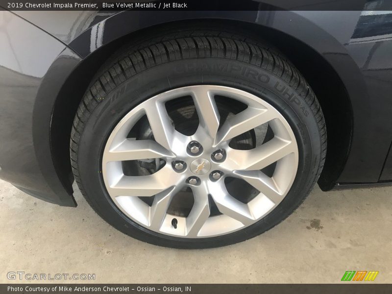 Blue Velvet Metallic / Jet Black 2019 Chevrolet Impala Premier