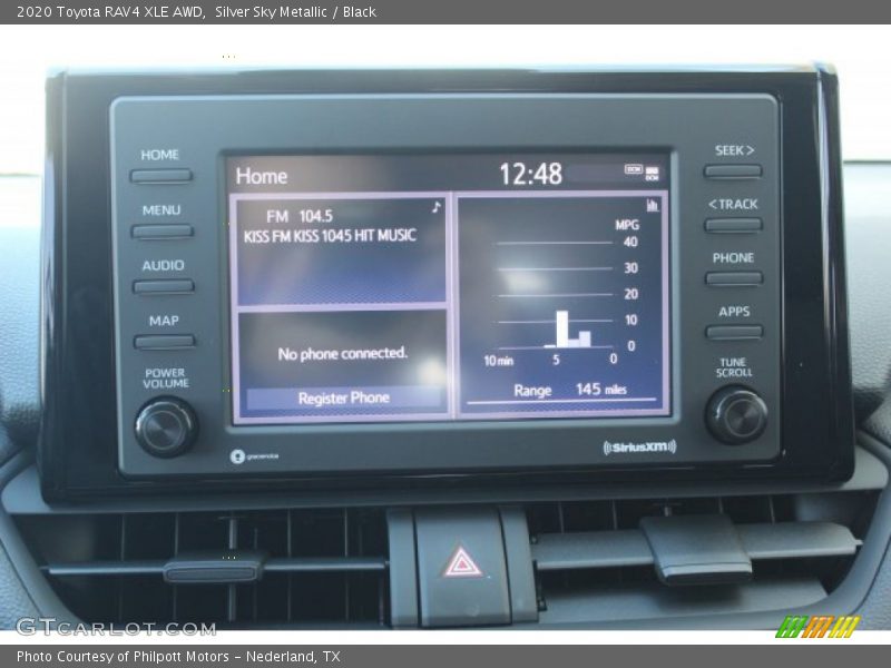 Controls of 2020 RAV4 XLE AWD