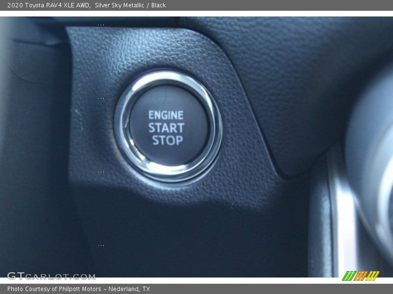 Silver Sky Metallic / Black 2020 Toyota RAV4 XLE AWD