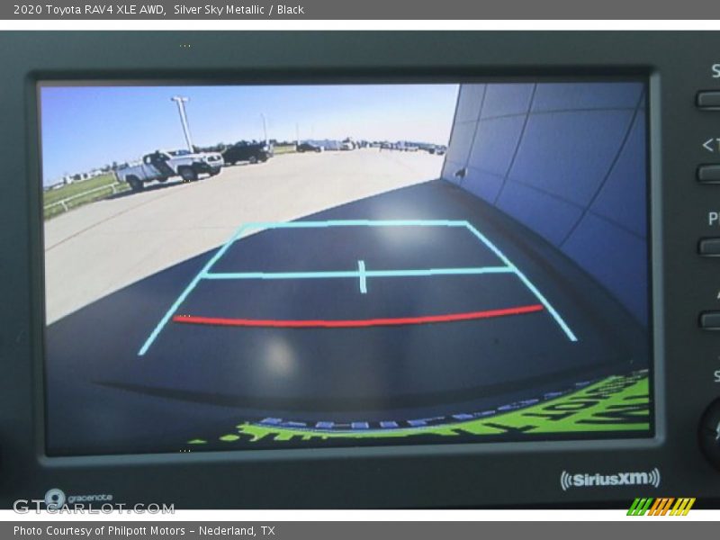 Silver Sky Metallic / Black 2020 Toyota RAV4 XLE AWD