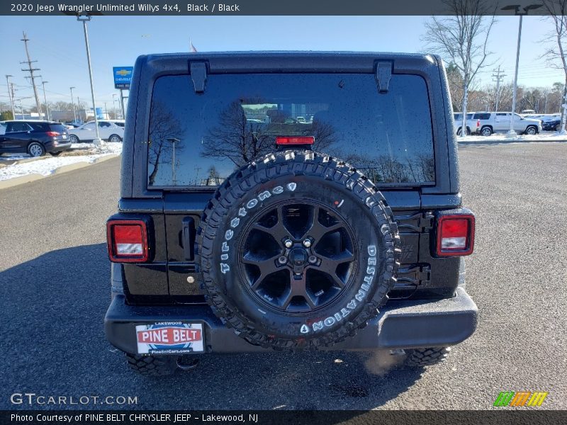 Black / Black 2020 Jeep Wrangler Unlimited Willys 4x4