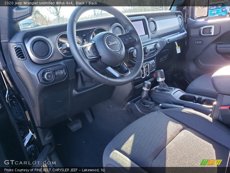 Black / Black 2020 Jeep Wrangler Unlimited Willys 4x4