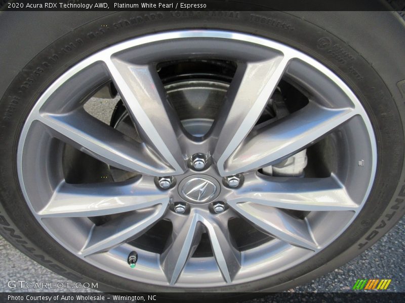 Platinum White Pearl / Espresso 2020 Acura RDX Technology AWD