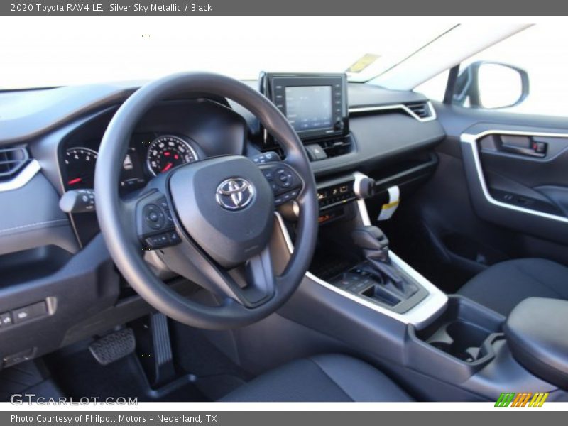 Silver Sky Metallic / Black 2020 Toyota RAV4 LE