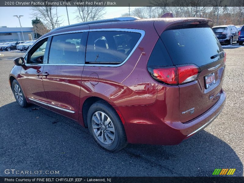 Velvet Red Pearl / Black 2020 Chrysler Pacifica Touring L Plus