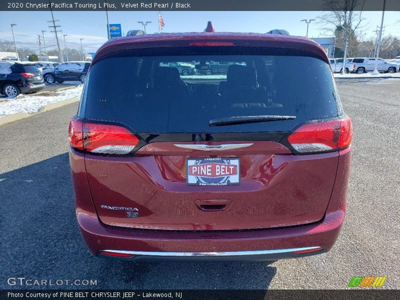 Velvet Red Pearl / Black 2020 Chrysler Pacifica Touring L Plus