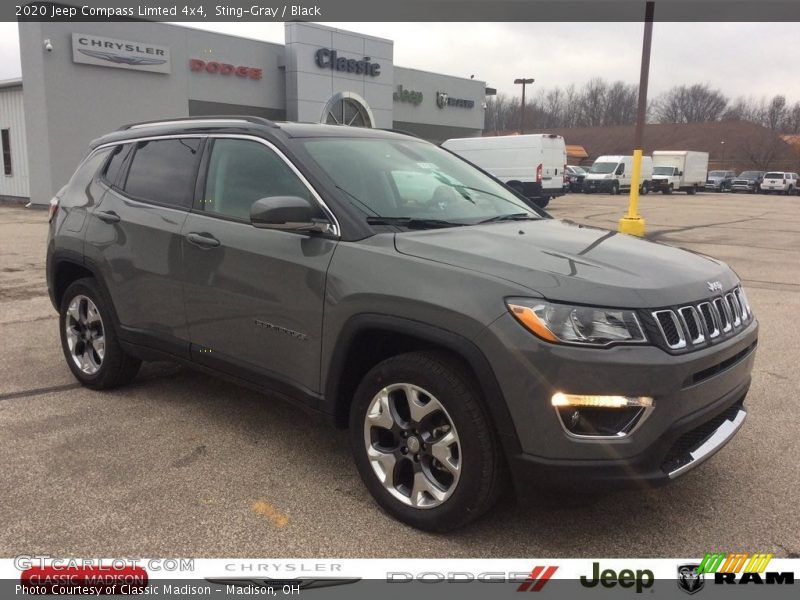 Sting-Gray / Black 2020 Jeep Compass Limted 4x4