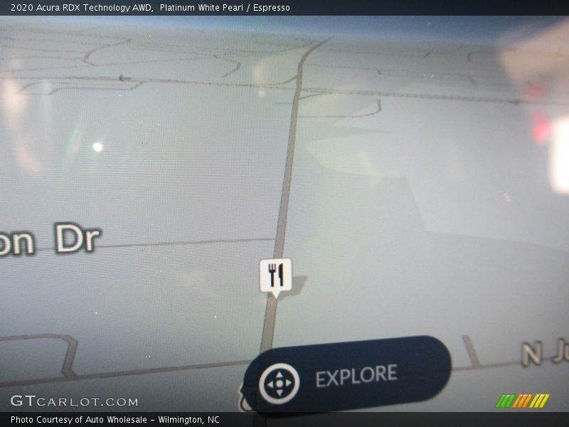 Platinum White Pearl / Espresso 2020 Acura RDX Technology AWD
