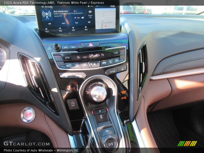 Platinum White Pearl / Espresso 2020 Acura RDX Technology AWD