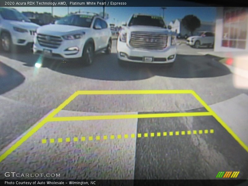 Platinum White Pearl / Espresso 2020 Acura RDX Technology AWD