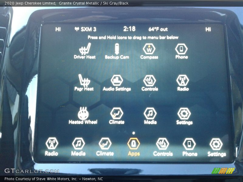 Granite Crystal Metallic / Ski Gray/Black 2020 Jeep Cherokee Limited