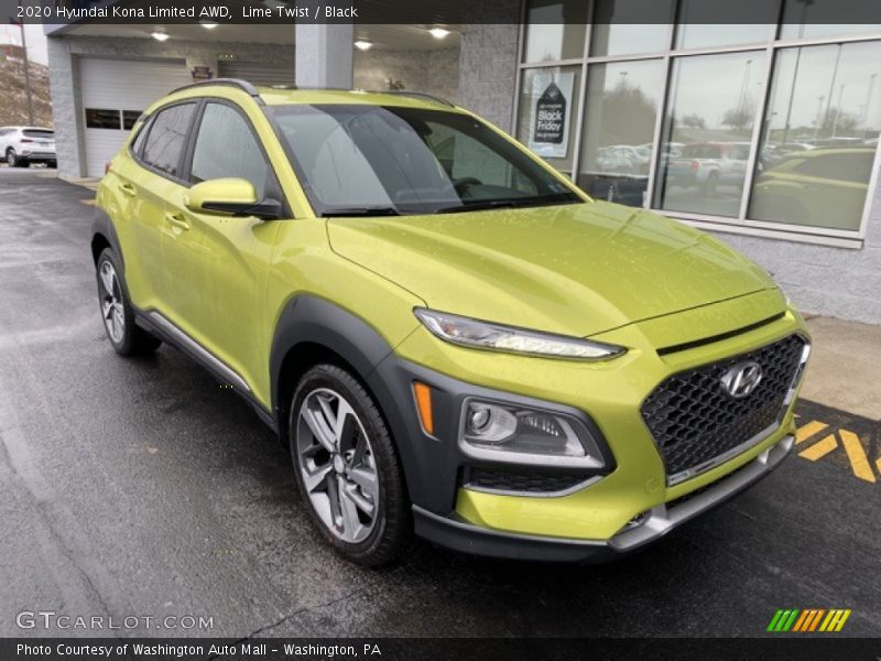 Front 3/4 View of 2020 Kona Limited AWD