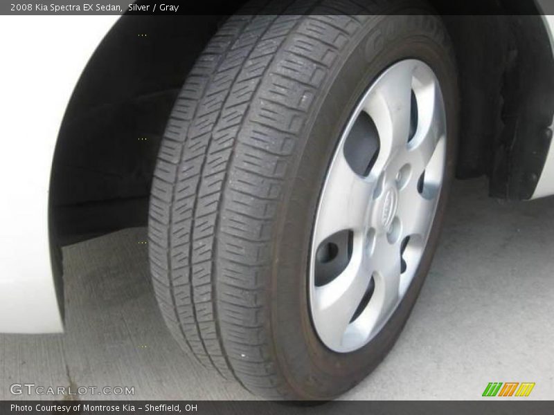 Silver / Gray 2008 Kia Spectra EX Sedan
