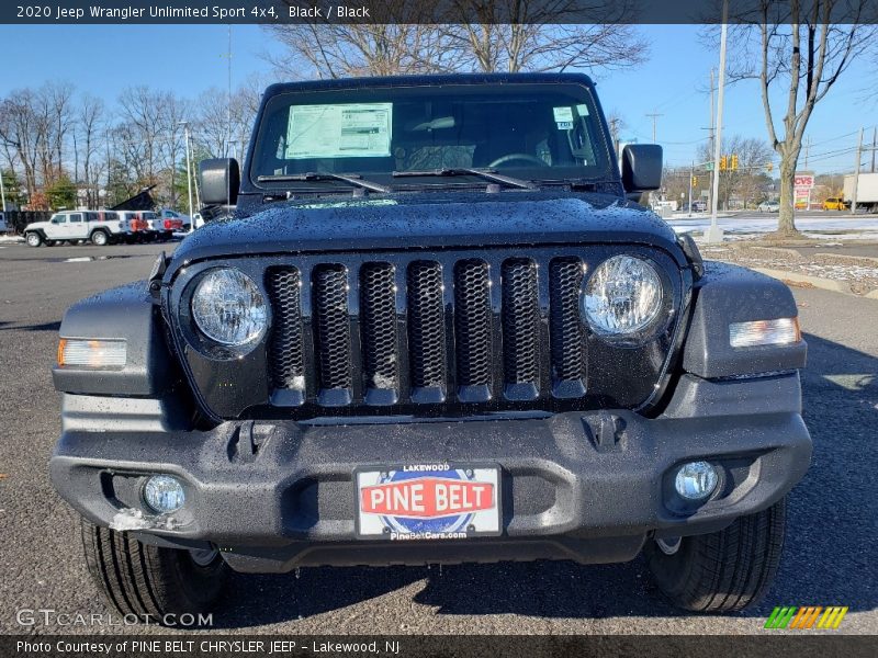 Black / Black 2020 Jeep Wrangler Unlimited Sport 4x4