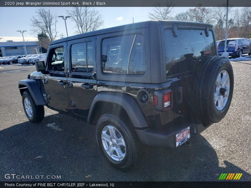 Black / Black 2020 Jeep Wrangler Unlimited Sport 4x4