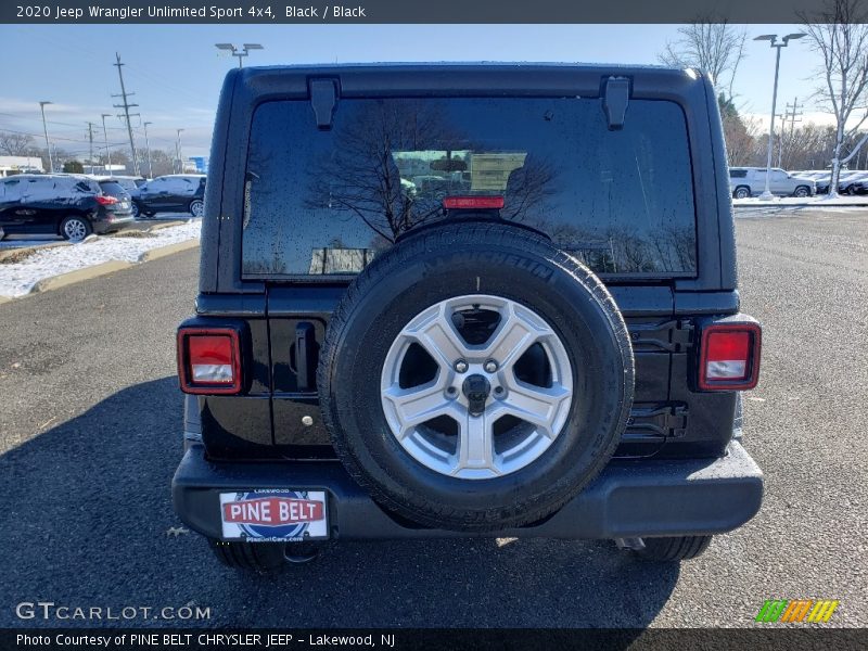 Black / Black 2020 Jeep Wrangler Unlimited Sport 4x4