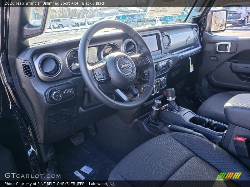 Black / Black 2020 Jeep Wrangler Unlimited Sport 4x4