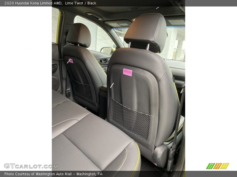 Lime Twist / Black 2020 Hyundai Kona Limited AWD