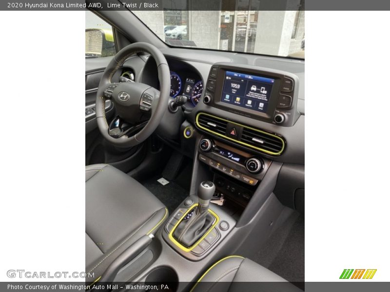 Lime Twist / Black 2020 Hyundai Kona Limited AWD