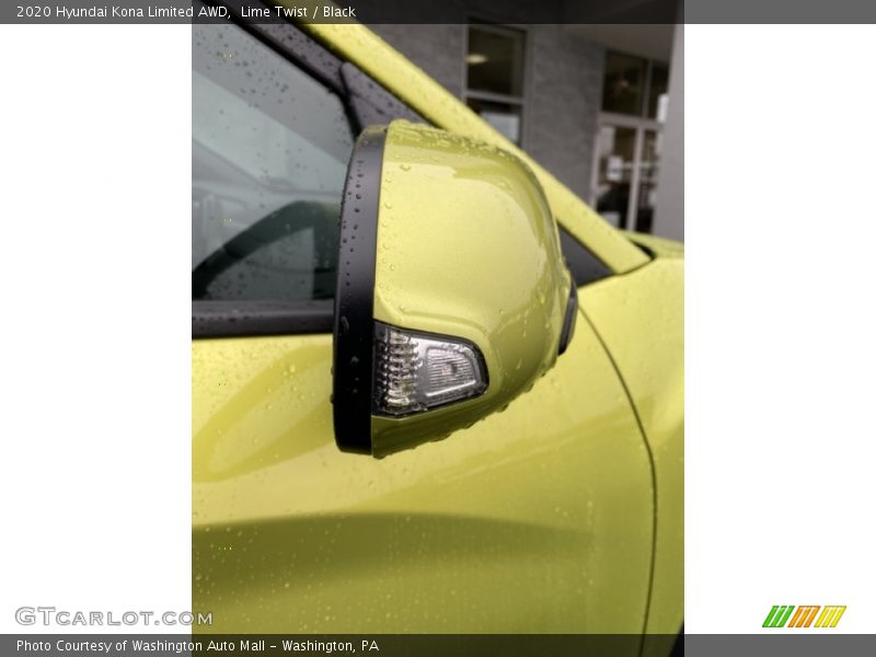Lime Twist / Black 2020 Hyundai Kona Limited AWD