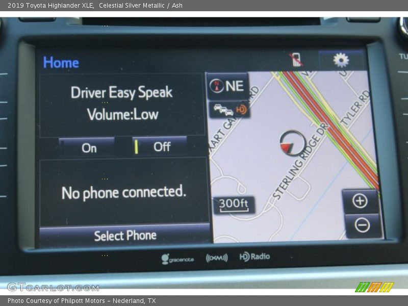 Celestial Silver Metallic / Ash 2019 Toyota Highlander XLE