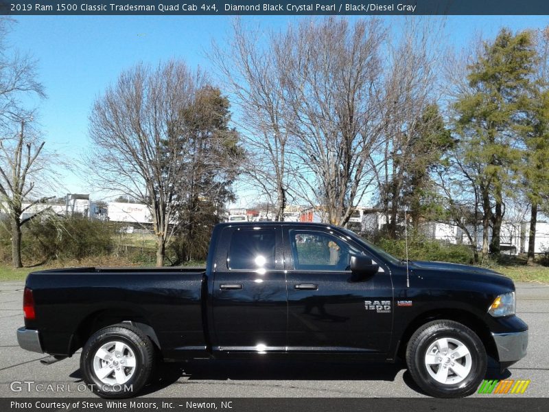 Diamond Black Crystal Pearl / Black/Diesel Gray 2019 Ram 1500 Classic Tradesman Quad Cab 4x4