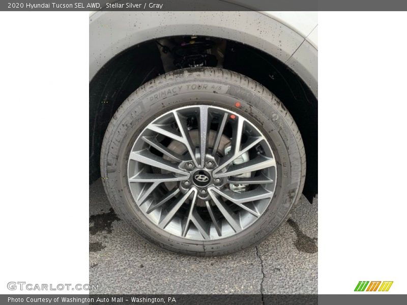 Stellar Silver / Gray 2020 Hyundai Tucson SEL AWD