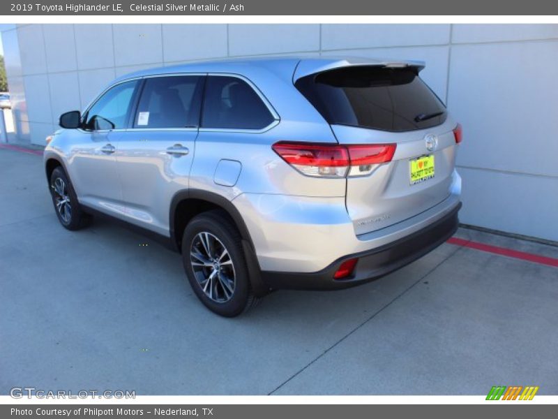 Celestial Silver Metallic / Ash 2019 Toyota Highlander LE