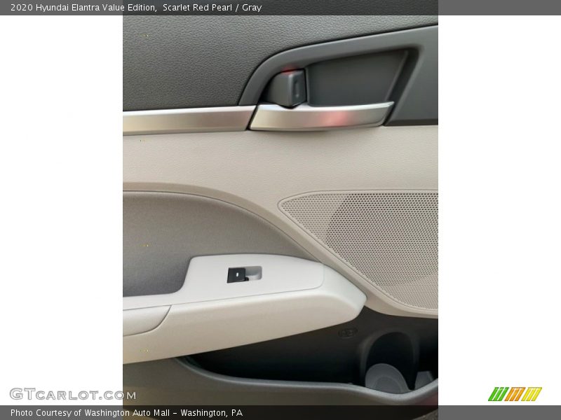 Scarlet Red Pearl / Gray 2020 Hyundai Elantra Value Edition