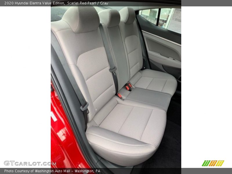 Scarlet Red Pearl / Gray 2020 Hyundai Elantra Value Edition