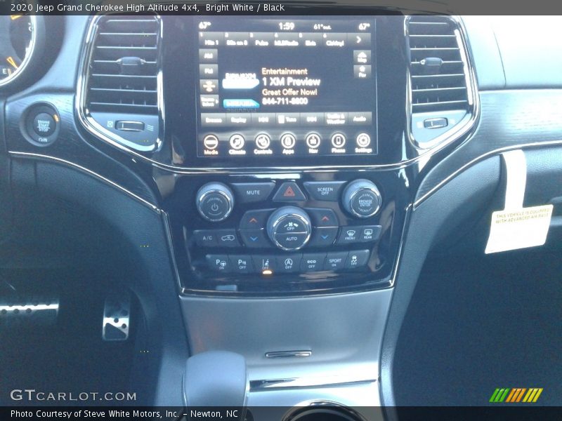 Bright White / Black 2020 Jeep Grand Cherokee High Altitude 4x4