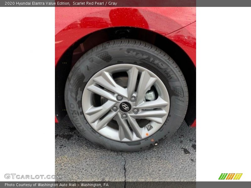 Scarlet Red Pearl / Gray 2020 Hyundai Elantra Value Edition