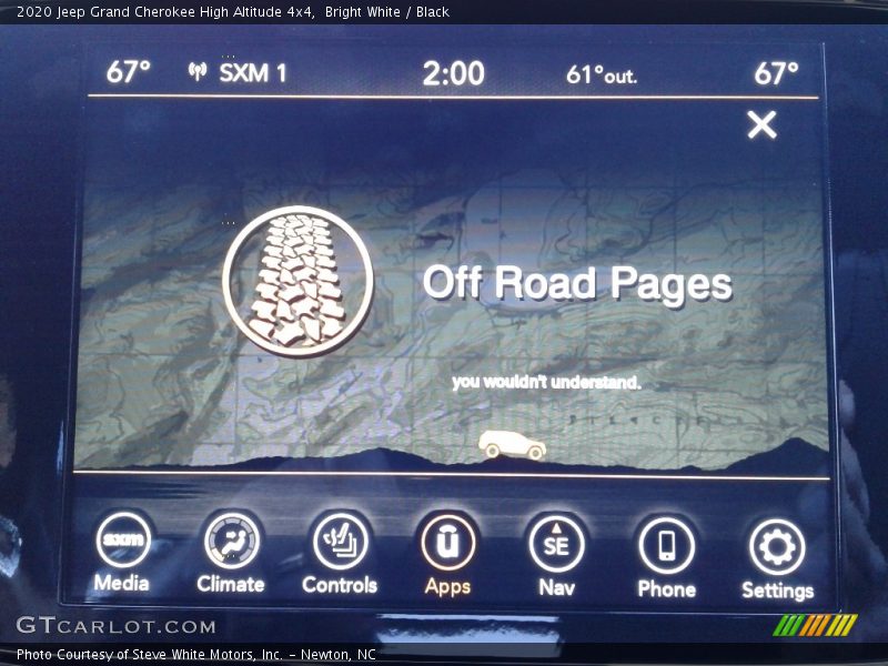 Bright White / Black 2020 Jeep Grand Cherokee High Altitude 4x4