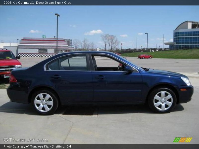 Deep Ocean Blue / Gray 2008 Kia Optima LX