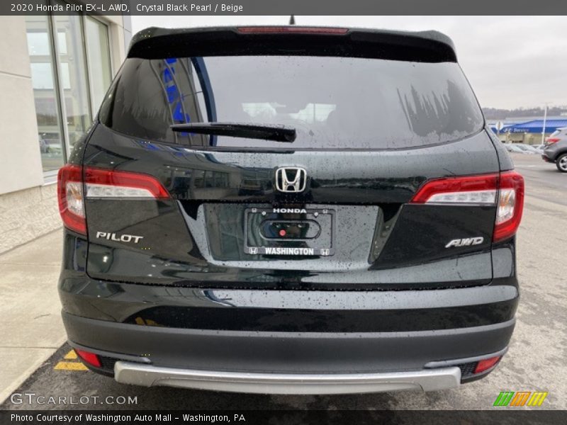 Crystal Black Pearl / Beige 2020 Honda Pilot EX-L AWD