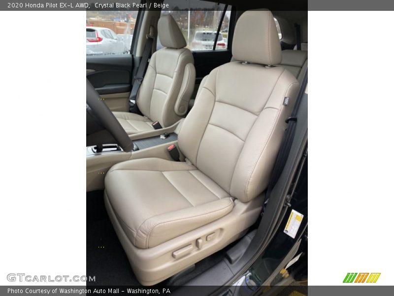 Crystal Black Pearl / Beige 2020 Honda Pilot EX-L AWD