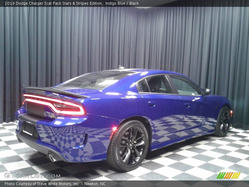 Indigo Blue / Black 2019 Dodge Charger Scat Pack Stars & Stripes Edition