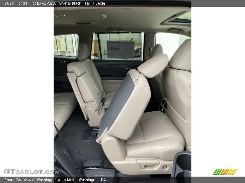 Crystal Black Pearl / Beige 2020 Honda Pilot EX-L AWD