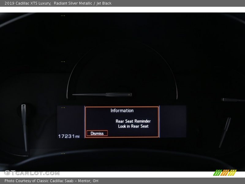 Radiant Silver Metallic / Jet Black 2019 Cadillac XTS Luxury