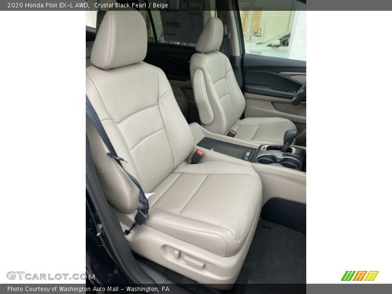 Crystal Black Pearl / Beige 2020 Honda Pilot EX-L AWD