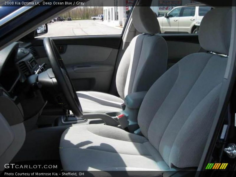 Deep Ocean Blue / Gray 2008 Kia Optima LX