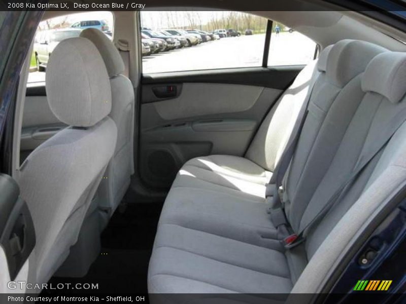 Deep Ocean Blue / Gray 2008 Kia Optima LX