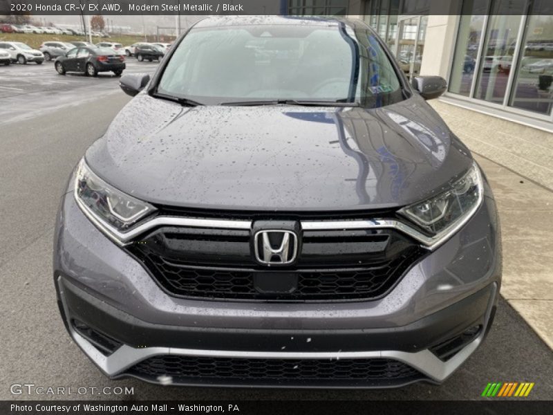 Modern Steel Metallic / Black 2020 Honda CR-V EX AWD