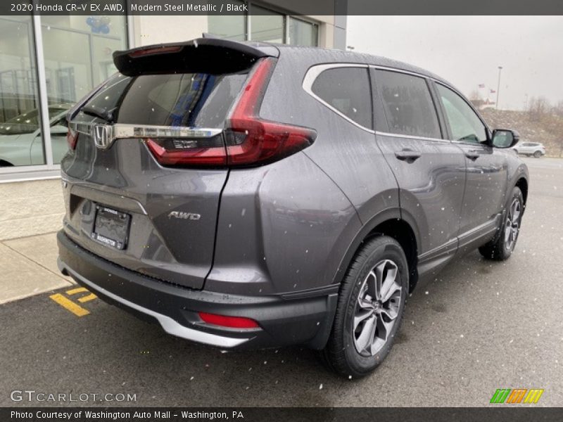 Modern Steel Metallic / Black 2020 Honda CR-V EX AWD